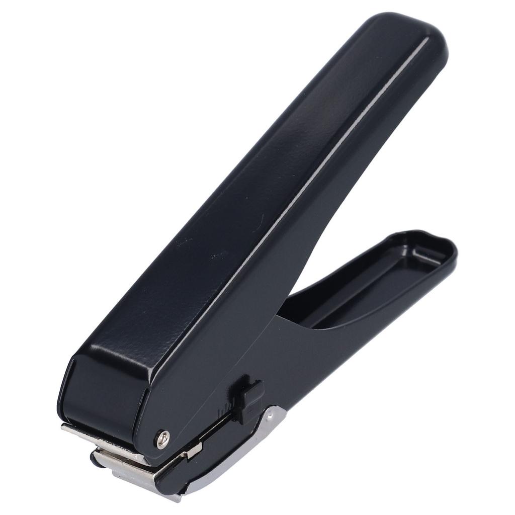 Hole Puncher Single 10 Pages Labor Saving Handle Punching Machine for Business Cards Plastics