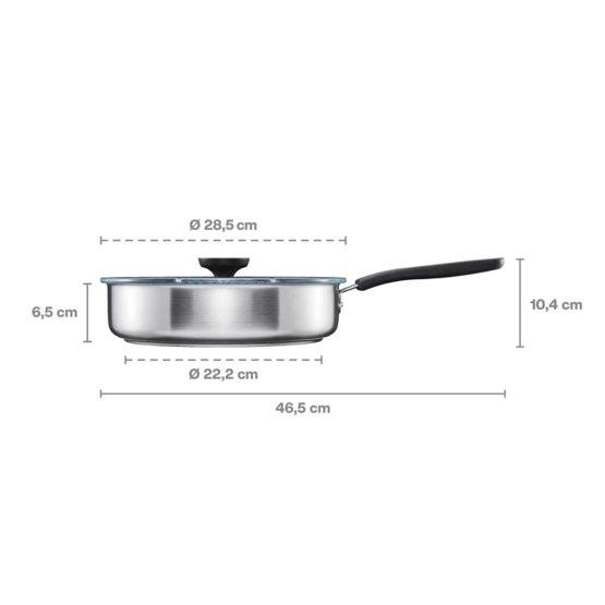 Chef'S Frying Pan With Lid Functional Form 26Cm - Fs-1072314