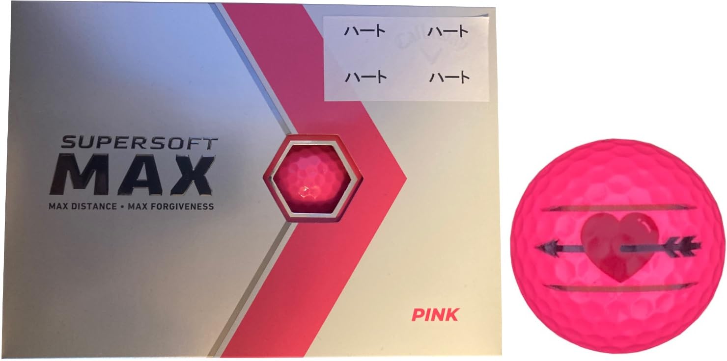 

Callaway SUPERSOFT MAX Модель 2023 года с линией Дюжина [Линия Hapiraky_Golf] (1 Розовое_Сердце) белый