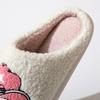 New winter flower boots cotton slippers women's home indoor thermal slippers slippers autumn and winter home