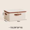 Wardrobe Clothes Organizer with Zipper Portable Foldable Durable Space-Saving for Home Dorm Room Storage Use