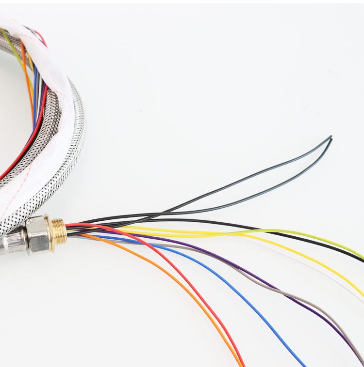 CNC Electric Tool Post Control Cable - 11-core Stainless Steel Mesh