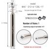 45° CNC Insertable Inner/Outer Chamfer Tool with Up/Down Back-Reaming Holder