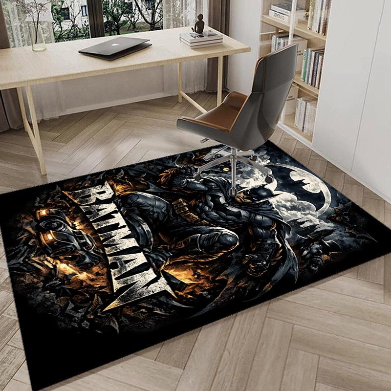 1PC Dark Knight Rising Rug Game Carpet, Floor Mat for Bedroom Living Room Entryway Rug, Home Decor Idea Gift for Christmas Birthday