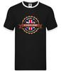 Made In ASHBOURNE - Mens Ringer - Hometown City Town Live Love Born
