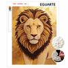Majestic Lion Pearl Kit DIY 5D Rhinestone Art Craft for Adults Home Party Decoration Handmade Gift