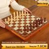 Qiuchao Solid Wood Magnetic Folding Chess Set