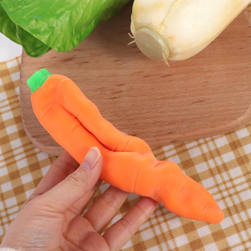 Memory Sand Carrot Pinch Toy Carrot Carrot Squeezing Toy Bunny Children Toys