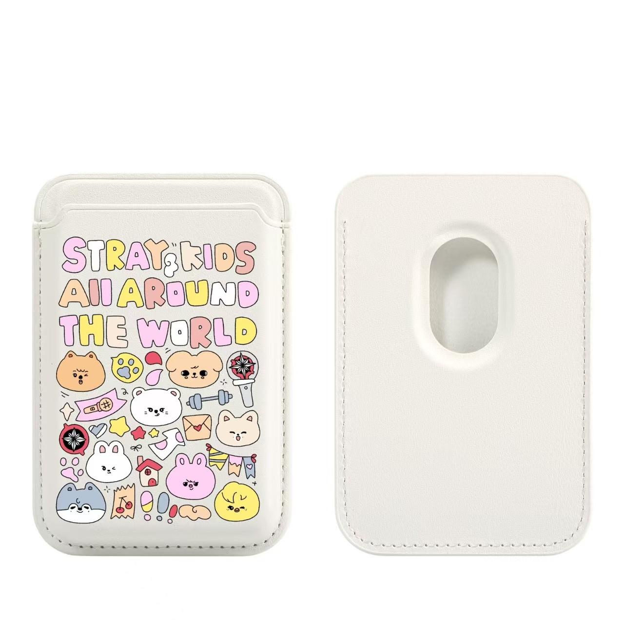 

Straykids SKZOO Магнитный держатель для карт White