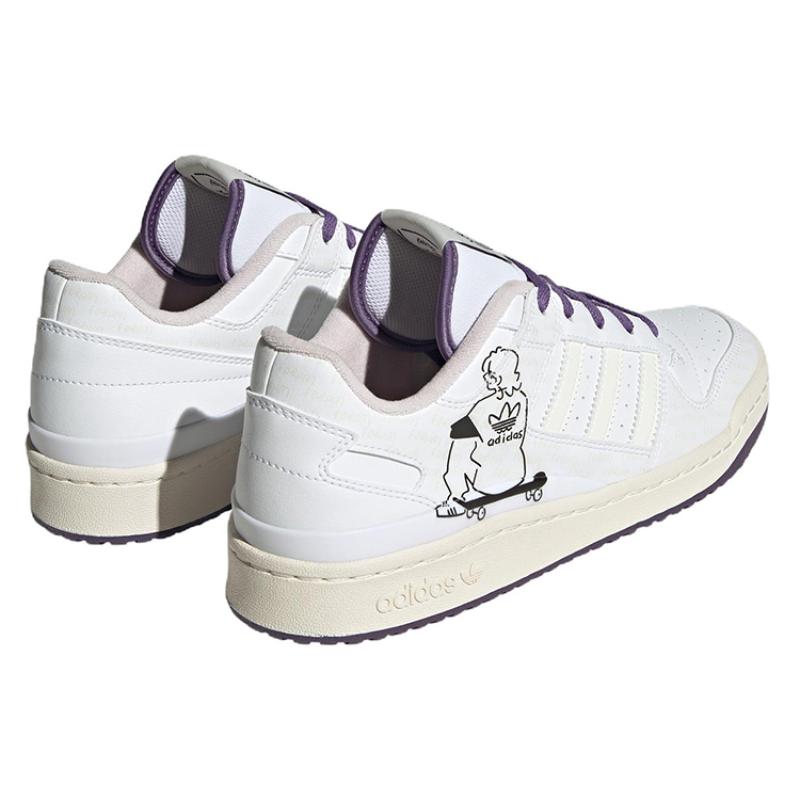 Adidas Originals Forum Low Cl 'White Purple' Sneakers IE2121