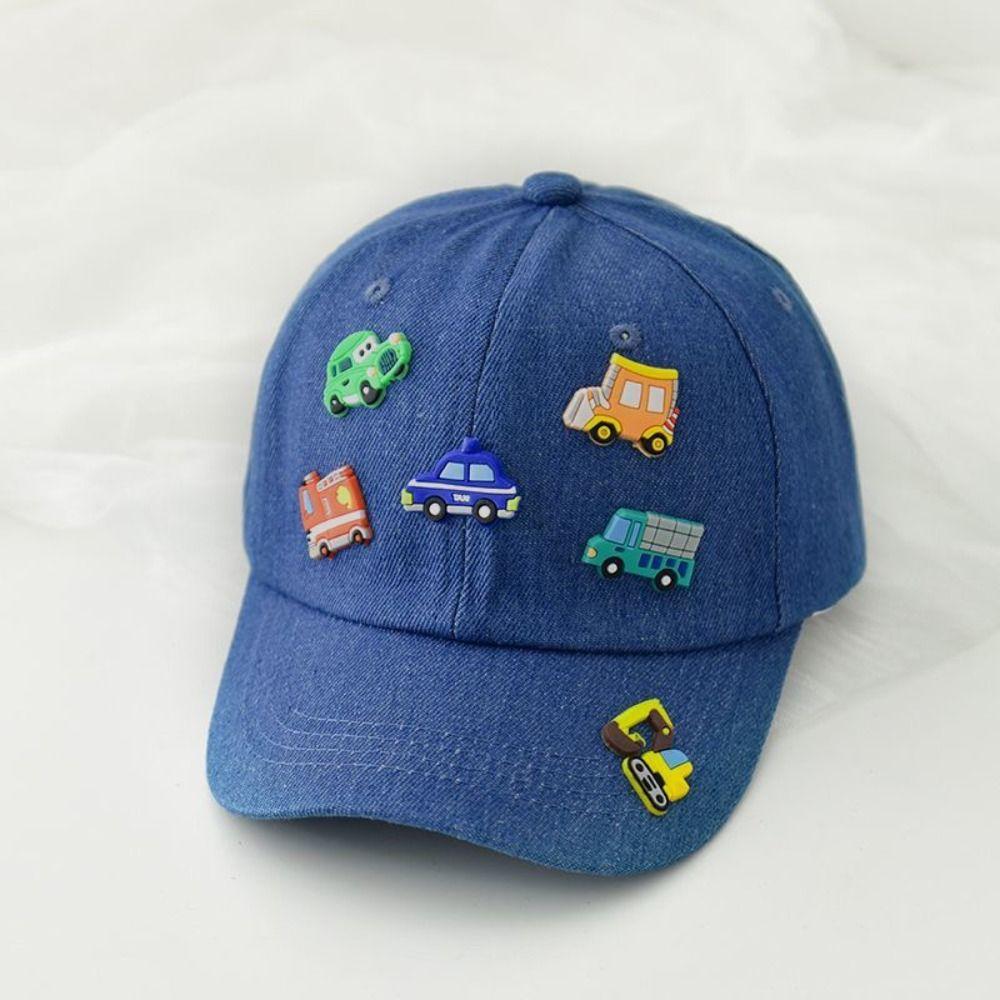 Vehicles Pattern Children Sports Hats Cartoon Baby Sun Visor Hat Kids Baseball Caps Boys Girls