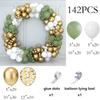 Avocado Green Balloons Garland Green White Gold Confetti Balloon Arch Kit Wedding Anniversary Baby Shower Birthday Party Globos