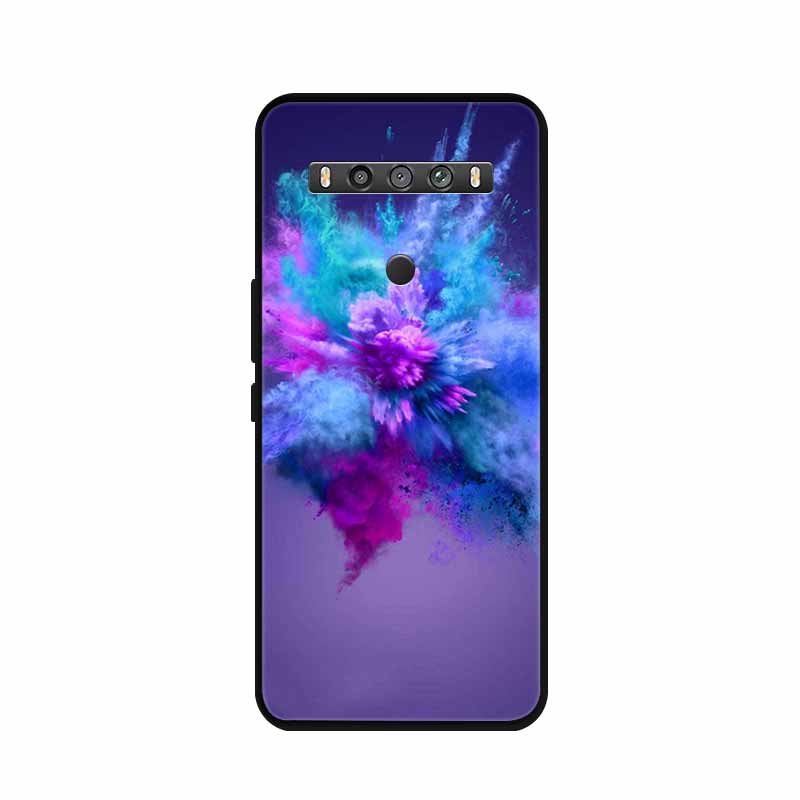 For TCL 10 5G UW Case Animals Silicone TPU Soft Cover Phone Coque For TCL 10 SE TCL10 5G UW Capa Shockproof Cartoon Wolf Funda