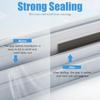 2M/Roll Sliding Window Weather Strips TPE Flexible Cuttable Door Bottom Sealing Strip Soundproofing Windproof Seal Strip Tape