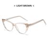 Women Fashion Cat Eye Anti Blue Light Glasses Cat Eye Black Frame Blue Light Blocking Computer Clear Lens Eyewear Eyeglasses