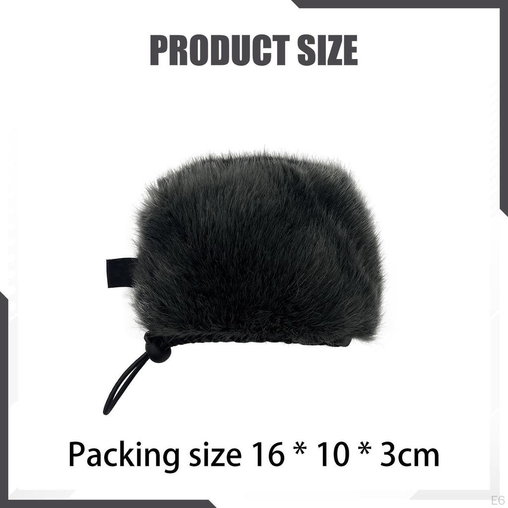 Windscreen Mic Cover Easy to Use Practical Compact Wind for Interview Indoor Outdoor