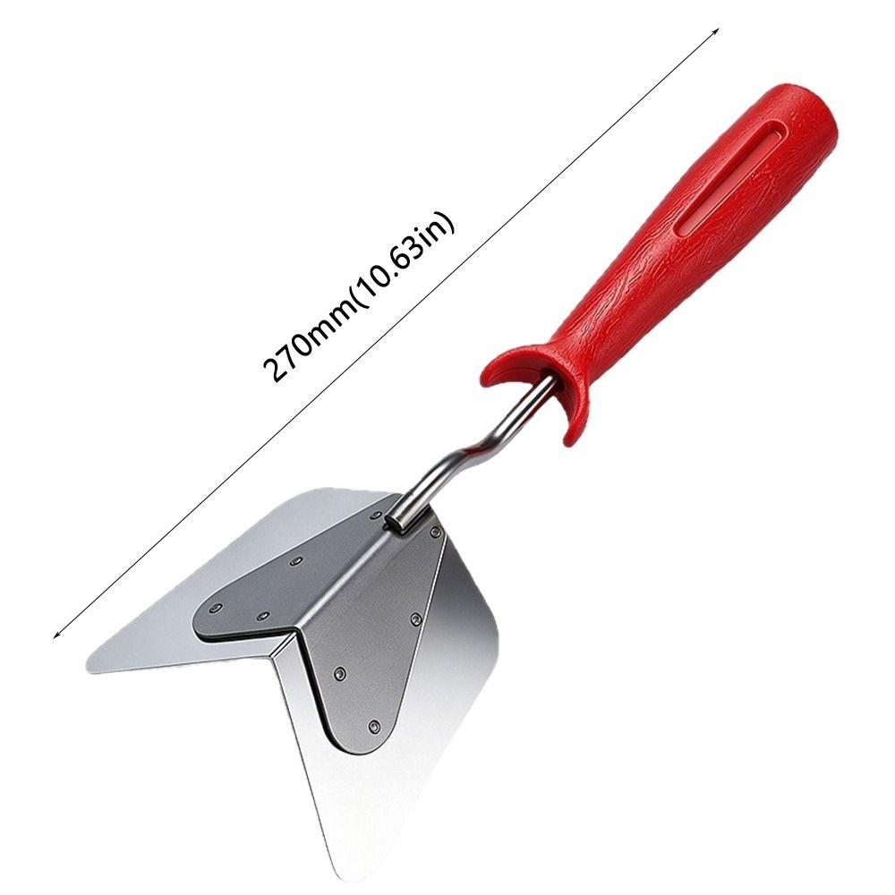 Wear Resistant Corner Trowel Stainless Steel Drywall Finisher Plaster Finishing