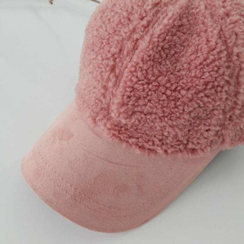 Bunkre Soft Women s Plain Winter Suede Hat white
