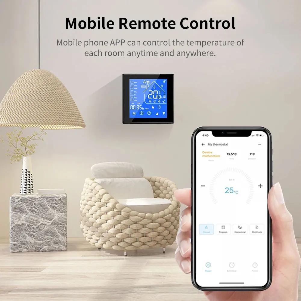 WiFi Smart Thermostat Temperature Control for Electric Floor Heating Water/Gas Boiler Temperature Tuya Google Home Alexa Yandex