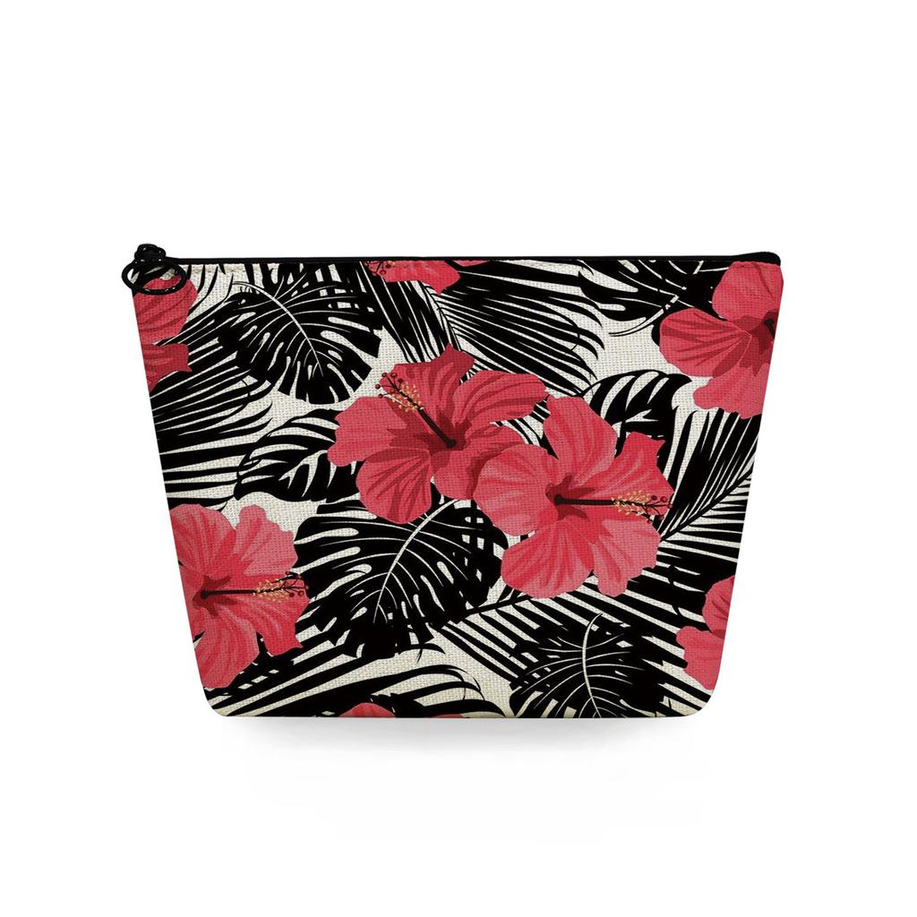 Women Flower Print Cosmetic Bag Toiletries Organize Travel Storage Case 6747