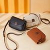 Cowhide Small Bag Women's New Trendy High-end Women's Small Square Bag Versatile Simple Leather Shoulder Messenger Bag