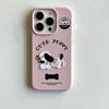 Leather Three dimensional Embroidered Dachshund Dog Suitable for Apple 15 Promax Cartoon Mobile Phone Case 14 New Model 12 Women 13 Anti Fall
