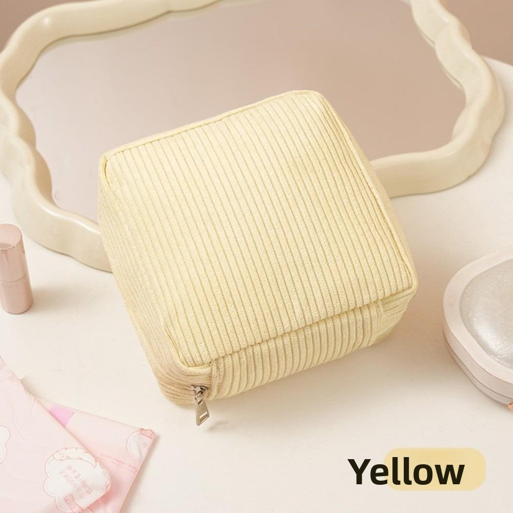 New Large Capacity Sanitary Pads Bag Multipurpose Storage Bag Cosmetic Bag Cosmetics Lipstick Mini Data Cables Organizer Travel