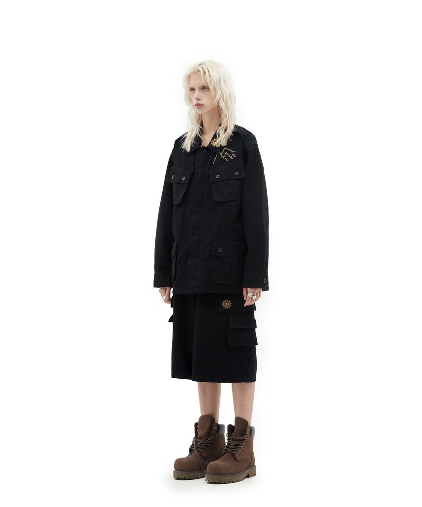 Defgarments Cotton Field Jacket [Black]