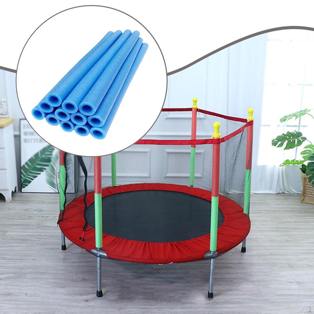 12 Foam Covers for Trampoline Poles, 40 Cm, Easy To Assemble, Portable, , Direct Replacement