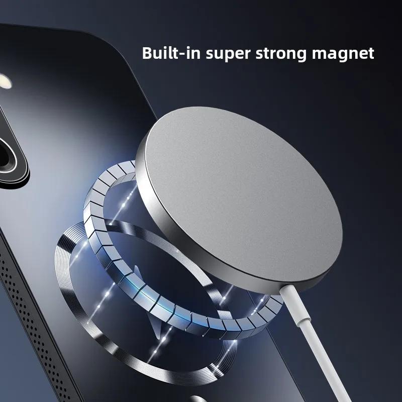 New Matte Magnetic Samsung Galaxy S25 Case with Lens Film Full-Body Shockproof Cover for S25 Ultra S25 Plus
