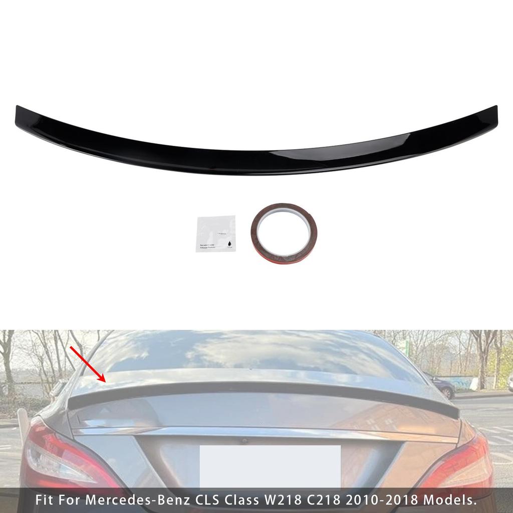 Gloss Black Rear Boot Spoiler For Mercedes-Benz CLS-Class W218 C218 10-18