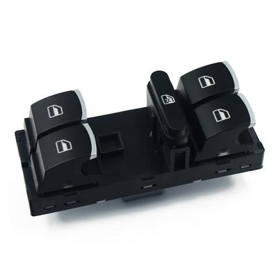 For VW Touran Tiguan Passat B6 B7 CC Golf Mk5 MK6 Jetta III AMAROK Driver Side Master Window Controller Switch Chrome 5ND959857