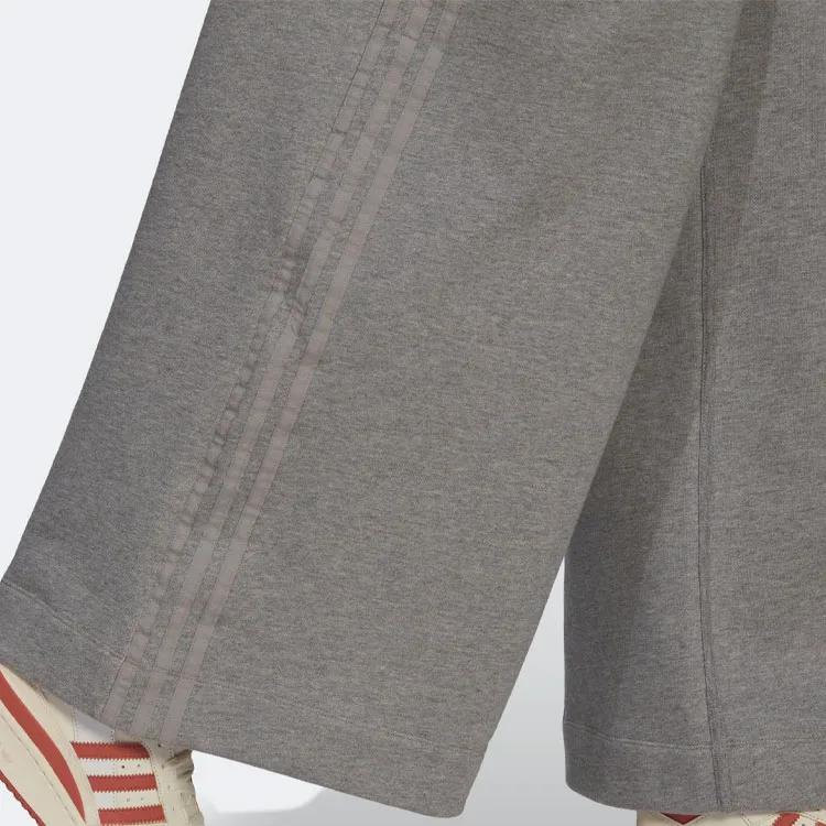 Adidas Originals Blue Version Wide Leg Pant Blue Version Sweatpants Women's Basic Heather Gray (Unisex) Sports Pants HK7238