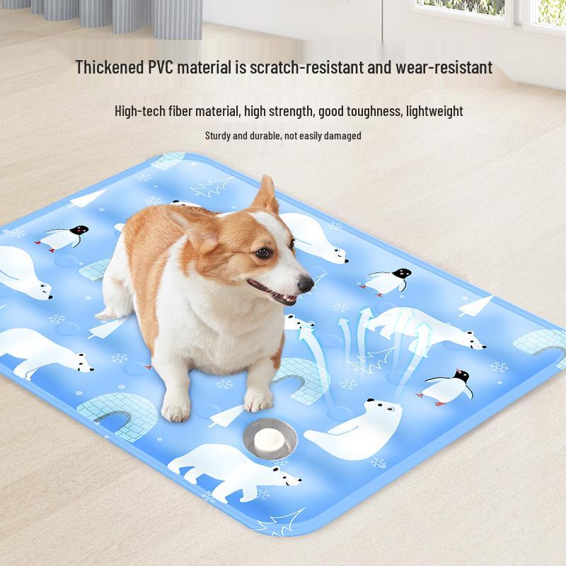 Summer Pet Cooling Pad - Water-Injected Ice Crystal for Dogs & Cats