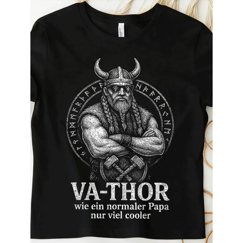 Papa Geschenk Dad T-Shirt Vatertag Shirt Herren Lustiges Dad T-Shirt für Männer Frauen Unisex Ganzjahres-T-Shirt
