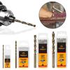 10PCS Straight Shank Twist Drill Bits Twist Design HSS Drill Bits Drill Bits  Industrial Use