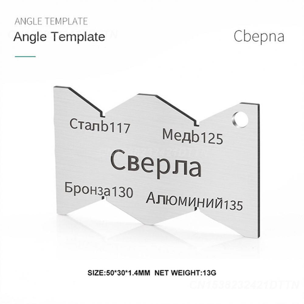 Measuring Lathe Tools Carbon Steel Material Stamping Chrome Plating Process Stainless Steel Corner Arc Model Tool Ruler