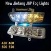 Super Bright LED Front Fog Lights, Turn Signals, and Headlight Assembly for New Jiefang J6P/500/550 & Other Models