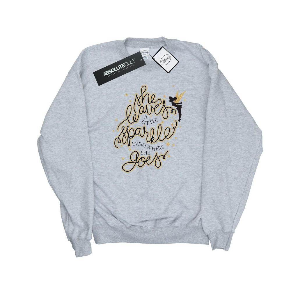 Disney Womens/Ladies Tinkerbell Stars Sweatshirt