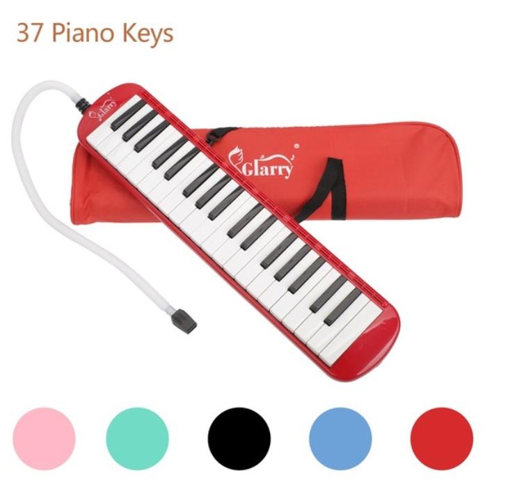 Melodika mit Tasche 37 Tasten rot Melodika mit Tasche 37 Tasten rot