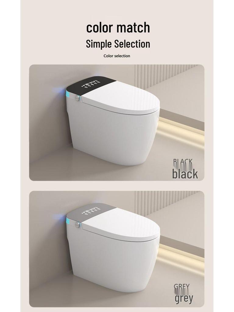 Smart One-Piece Automatic Toilet with Foam Shield, Instant Heating & Multifunctional Features for Hotel Use