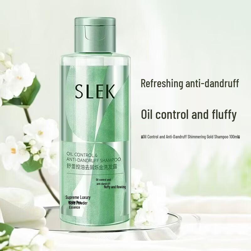 Slek Shining Gold Anti-Dandruff Oil Control Shampoo