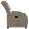 Relax Chair In Cappuccino Brown Artificial Leather