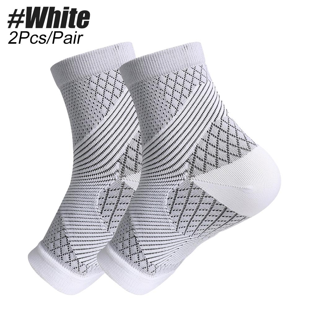 1Pair Ankle Compression Socks For Plantar Fasciitis Relief Heel Spurs Foot Swelling Support Sleeve