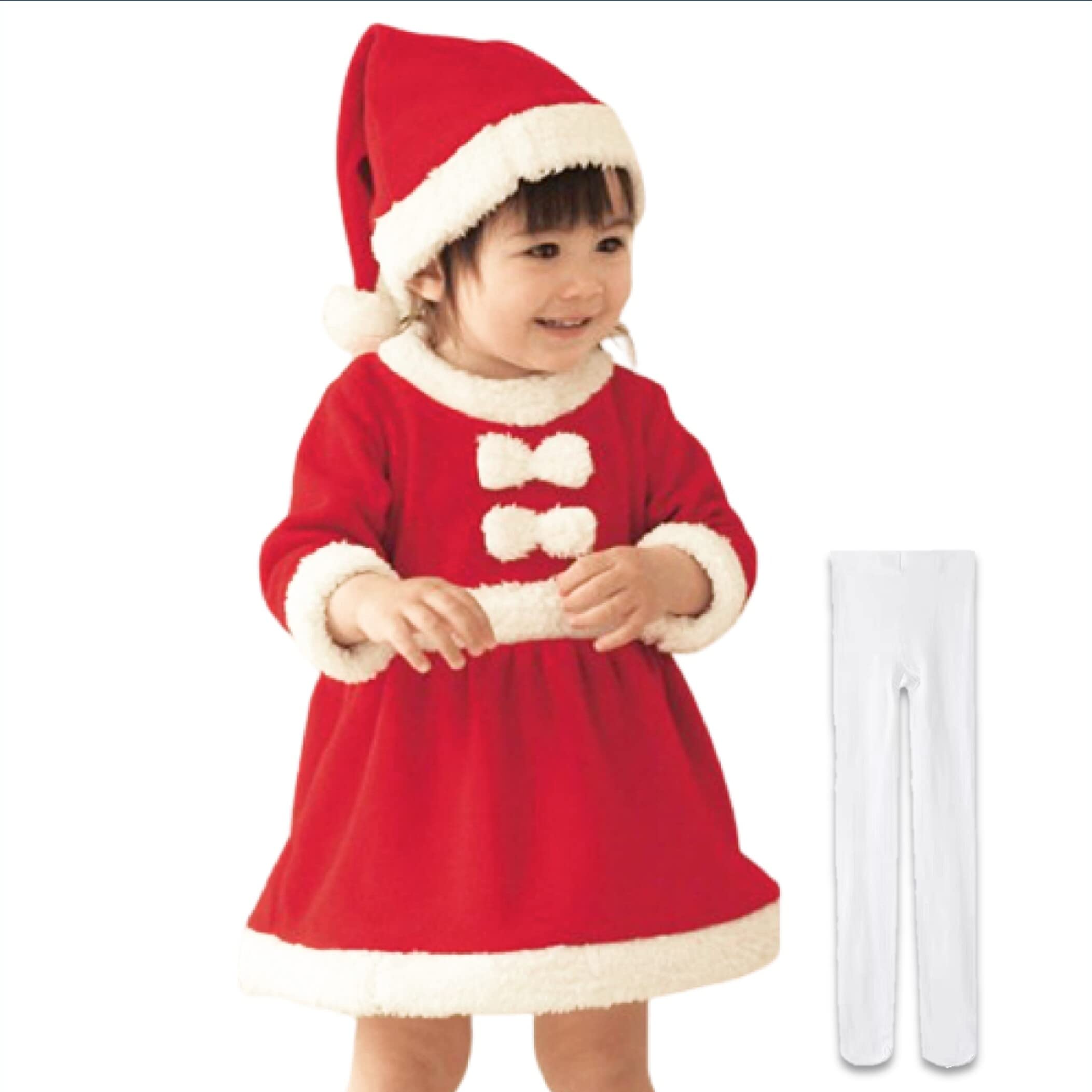 

ЛЮБОВЬ Всегда с Сантой Косплей для Многослойного Костюма Санты [SWEETY you] [SWEETYLOVE] Дети, Рождество, Костюм, Дети, Малыш, (Девочки A_110)