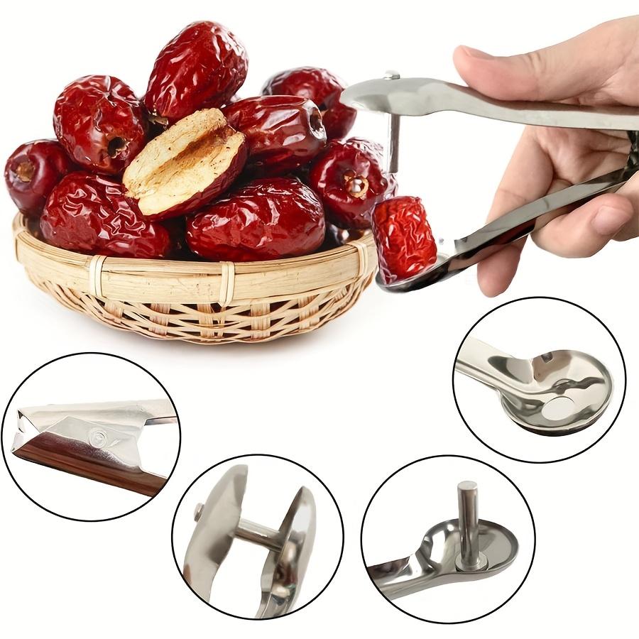 [Odolný odpeckovač třešní] Odolný nerezový odpeckovač třešní | Snadno použitelný odpeckovač ovoce - Kuchyňský gadget pro všechna roční období