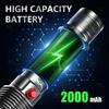 Professional Diving Flashlight Rechargeable USB Underwater Dive Lantern IPX8 Waterproof Dive Torch Lights For Fishing Submarine