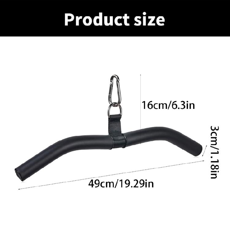 Cable Machine Handle Cable Attachment Comfortable Grip for Women Men Gym Workout Strength Exercise