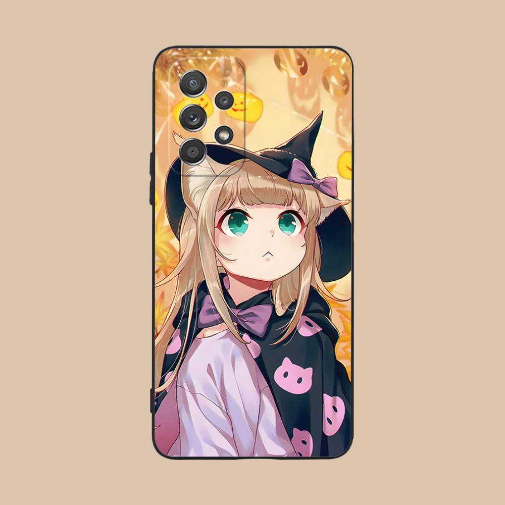 Anime Kinako Hara Mobile Phone Case for Samsung Galaxy A56 55 54 53 52 51 36 35 34 23 16 15 5G Colorful Cover Cover Pretty
