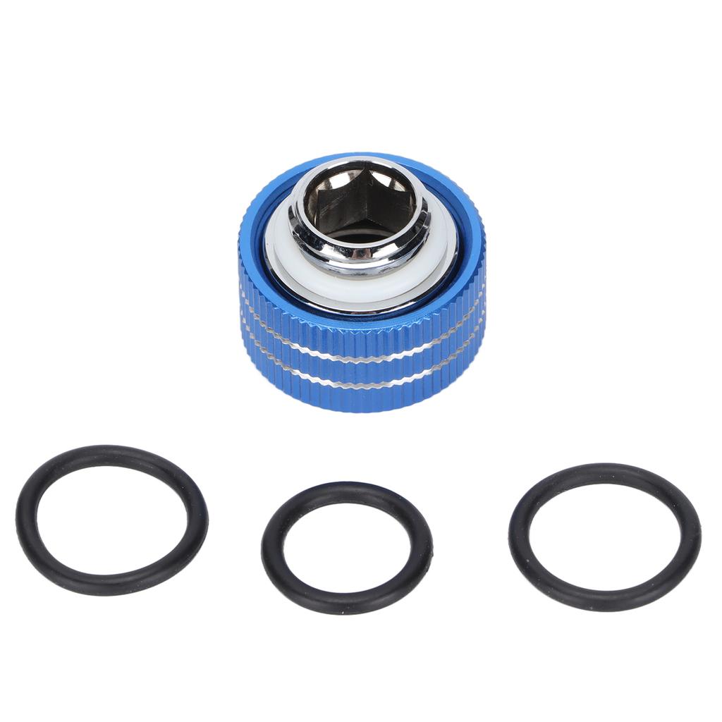 Hard Tube Fittings 14mm G14in Thread Inner Hex Compression Fittings with Sealing Rings for